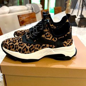 Steve Madden Leopard Sneakers - brand new with box